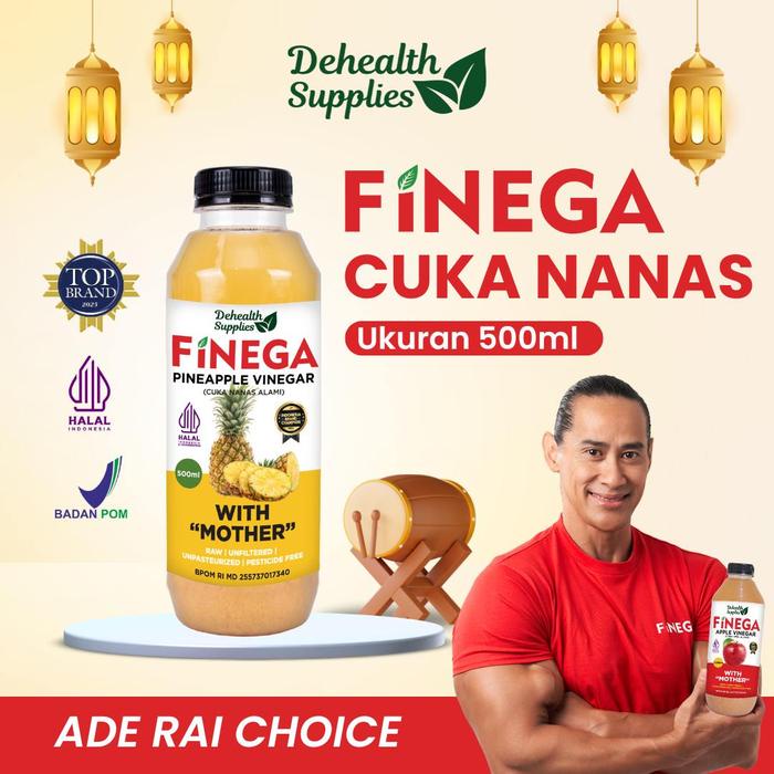 

Dehealth Supplies FINEGA CUKA NANAS 500ml Botol Plastik