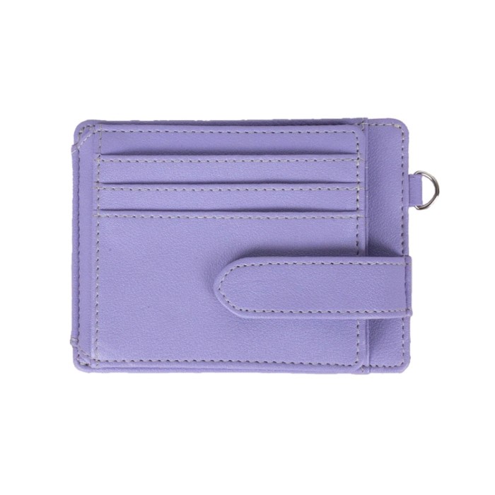 

dompet kartu card holder ungu lilac 2023 Kode 765
