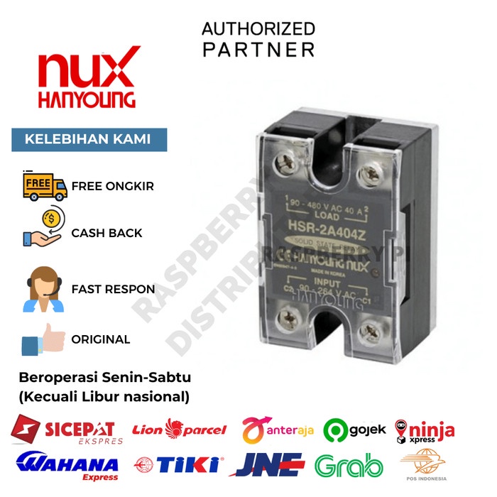 HANYOUNG SSR Solid state relay 1PH 40A HSR 2D404Z NO FOTEK SSR 40DAH