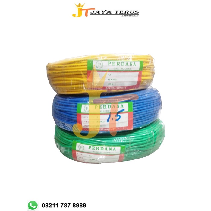 kabel nyaf 1x1,5 mm perdana/kabel serabut 1x 1.5 mm/kabel serabut