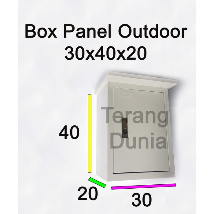 Box Panel Outdoor 30x40x20 Box Panel Topi 30x40x20 Box Panel Luar 30x4