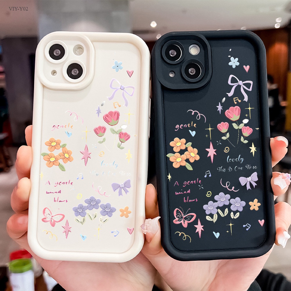 Luxury Soft Butterfly Gaya Manis Case Hp Xiaomi POCO X7 Pro Redmi Note 14 4G 5G Pro Plus 13 13C 14T 