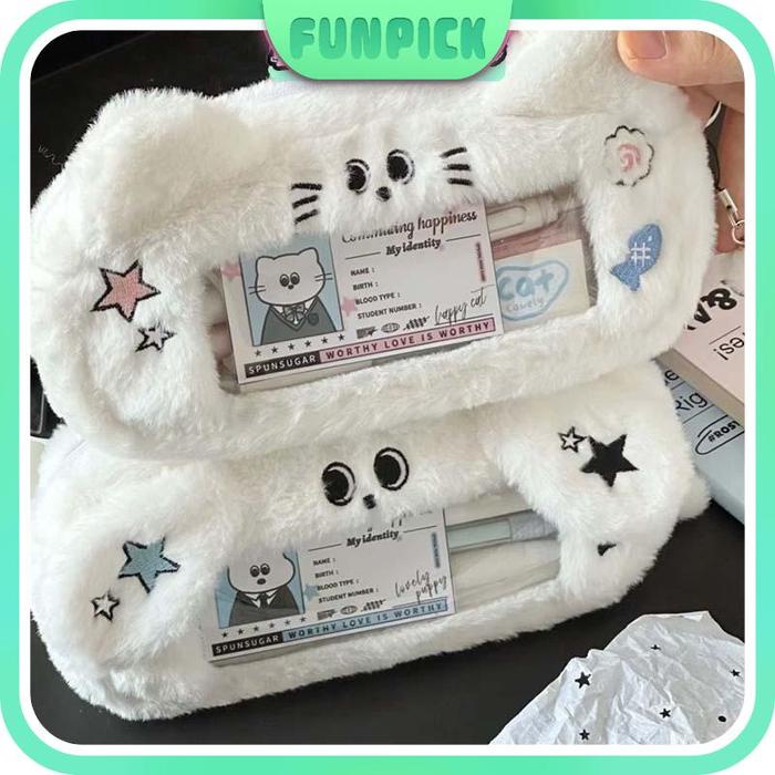 

MURAH Tempat pensil pelajar/kotak pensil mewah/kotak pensil berkapasitas besar dengan gambar kucing