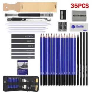 

SPECIAL 35PCS Set Alat Untuk Melukis Pencil Pisau Penghapus dan Pensil Gambar untuk Keperluan