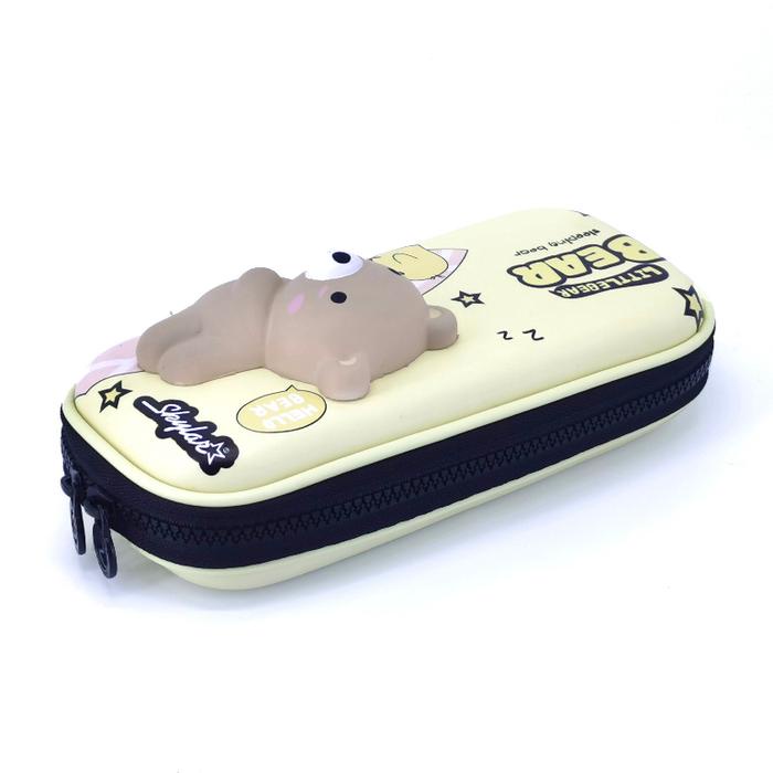 

EKSLUSIF Tempat Pensil 3D Squishy Kotak Alat Tulis Anak Sekolah Hardcase Karet Stationery
