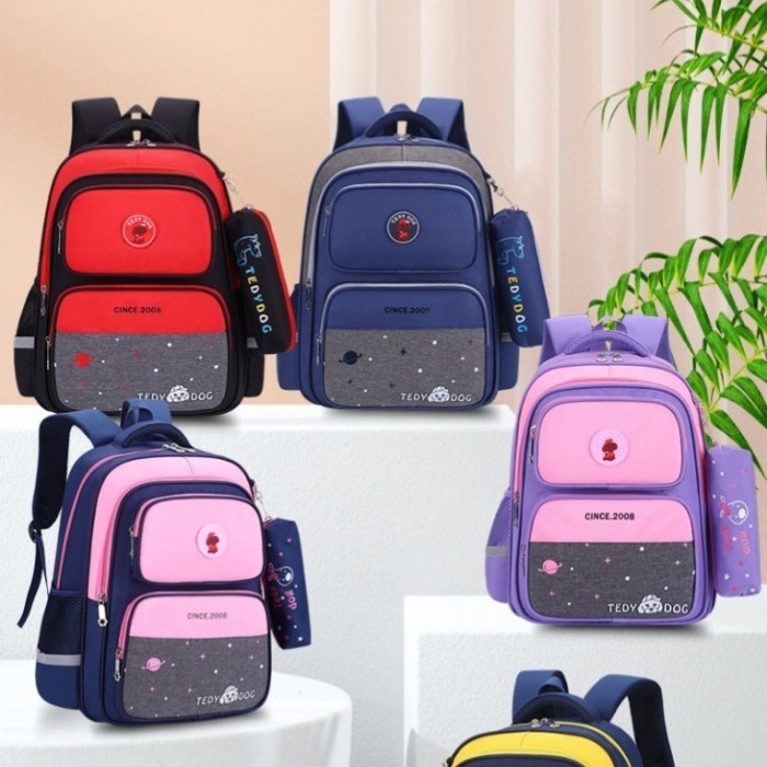 

OBRAL Tas Ransel Anak 2in1 Tedydog Tas Sekolah Free Tempat Pensil TasSekolah