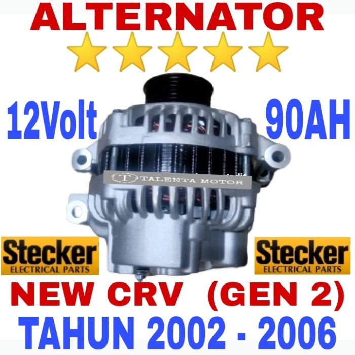 Alternator Crv Gen 2 / New Crv 2002 - 2006 Dinamo Ampere / Isi / Strom
