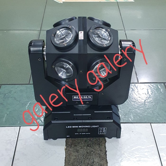 

Moving Head Ball Ledb12X10W 4In1 Fullcolor Merk Realsun