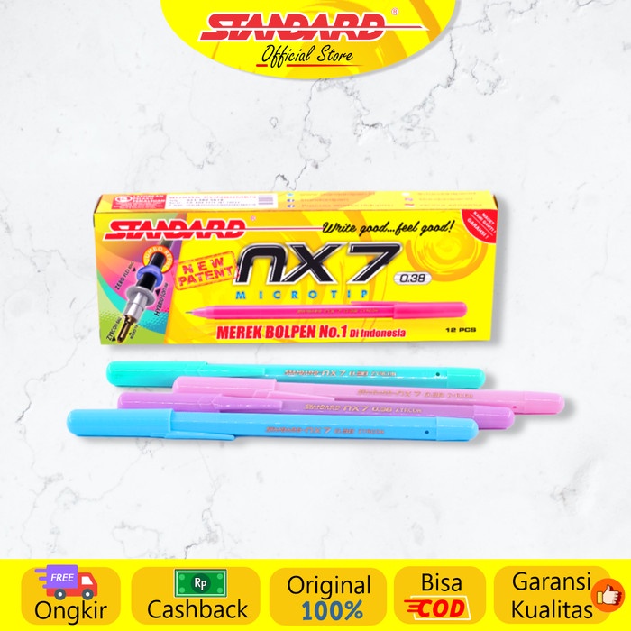 

TERLARIS! STANDARD PEN NX 7 ISI 12 PCS
