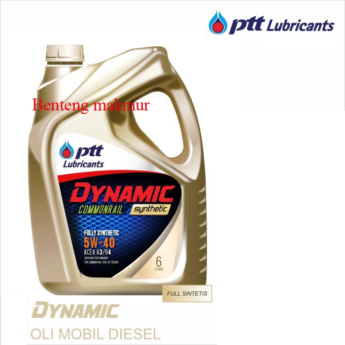 Oli Ptt Dynamic Commonrail Synthetic 5W40 6 Liter