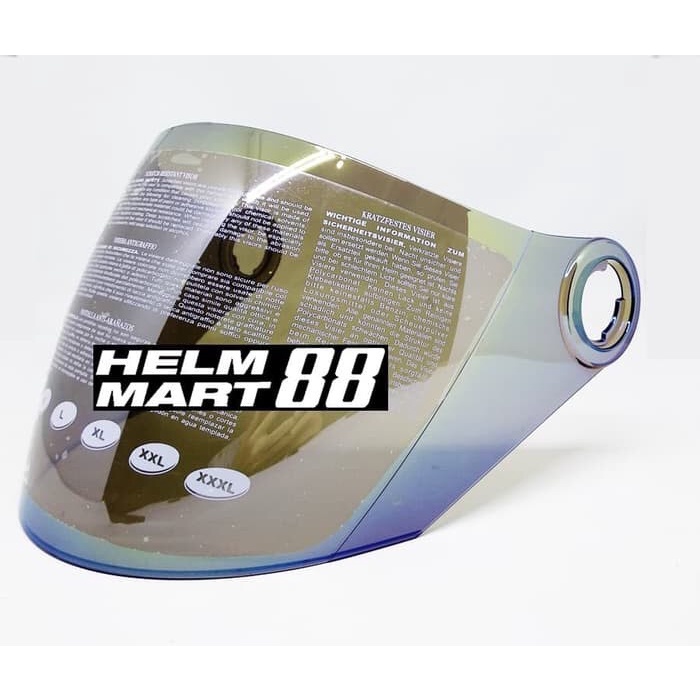 Visor Iridium Gold Zeus 610 Kaca Gold Zeus 610 Helm Zeus610 Mirror