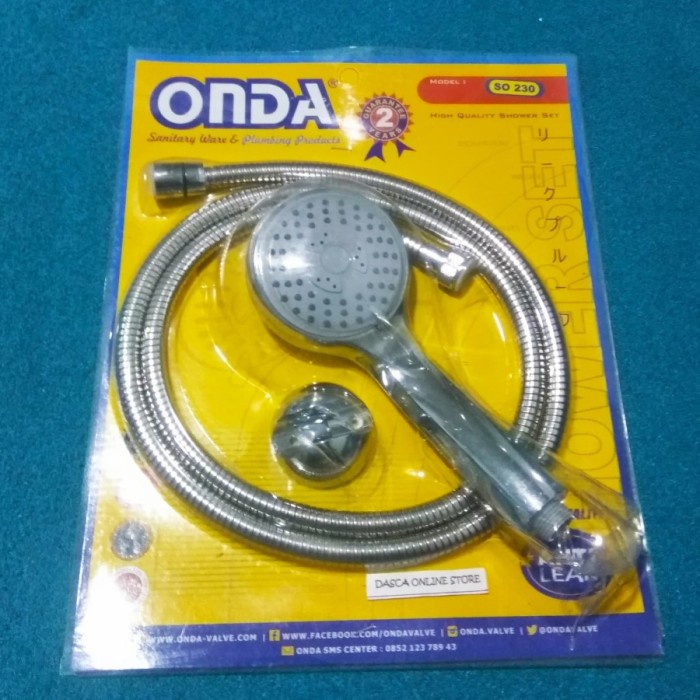 HOT SALE shower mandi ONDA/ HAND shower onda + selang