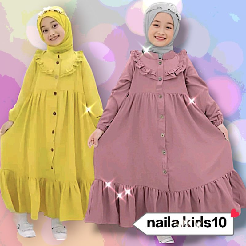 Baju Gamis Anak Perempuan 2 - 7 Tahun Dress Anak Perempuan 2-7 Tahun