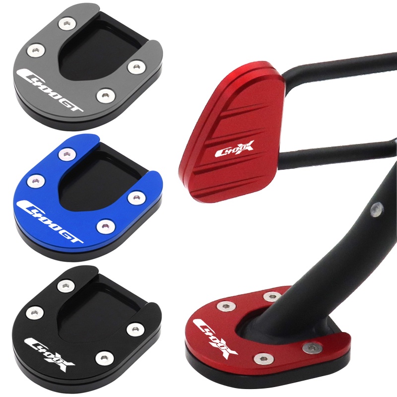 PRF Motorcycle Accessories CNC Aluminium Side Stand Enlarge Plate Kickstand Extension for BMW C400X 