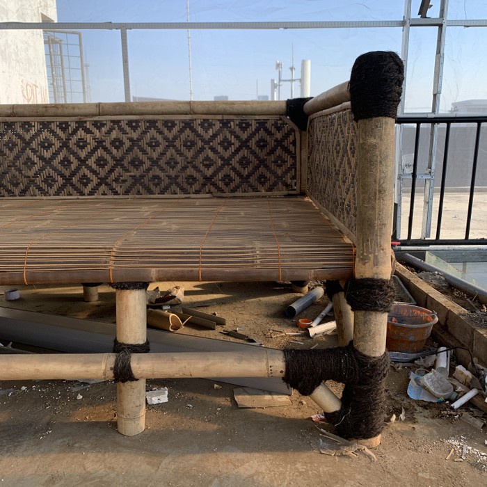 

Saung Bambu Tanpa Atap Free Ongkir Surabaya Sidoarjo Gazebo Taman