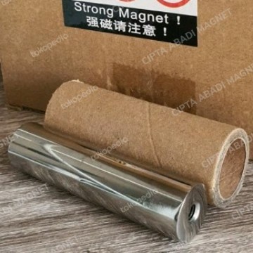 Magnet Separator 25X100 Mm / Magnet Neodymium Round Bar 2,5X10 Cm