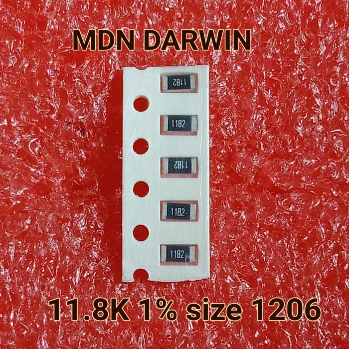 populer] Resistor 11,8K 11K8 1% size 1206