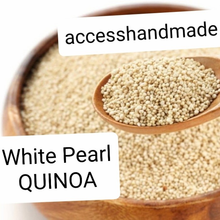 

Quinoa White Pearl Organic Peru 500gr 1kg beras sehat kongbap Kinoa