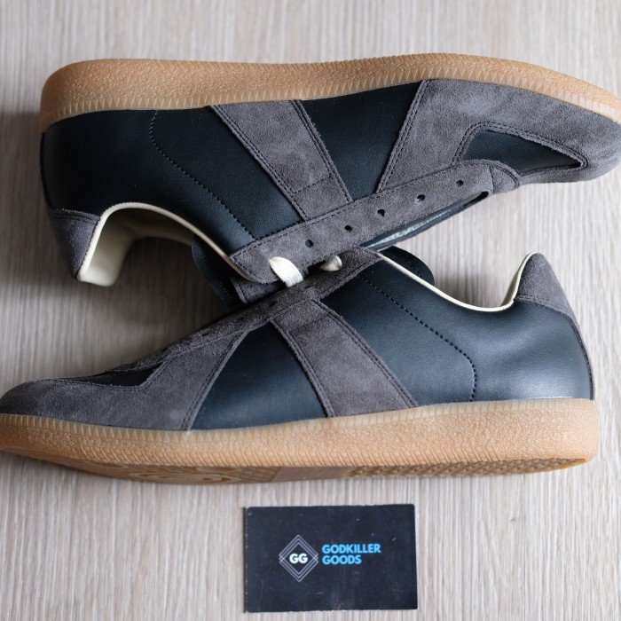 Maison Margiela GATS German Army Trainer Black Nubuck Gum Authentic GK