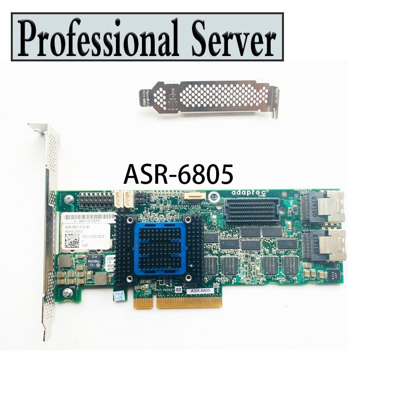 ARTA Adaptec ASR-6805 RAID Expander PCI E 2.0 X8 512MB Cache SAS SATA RAID Controller Card