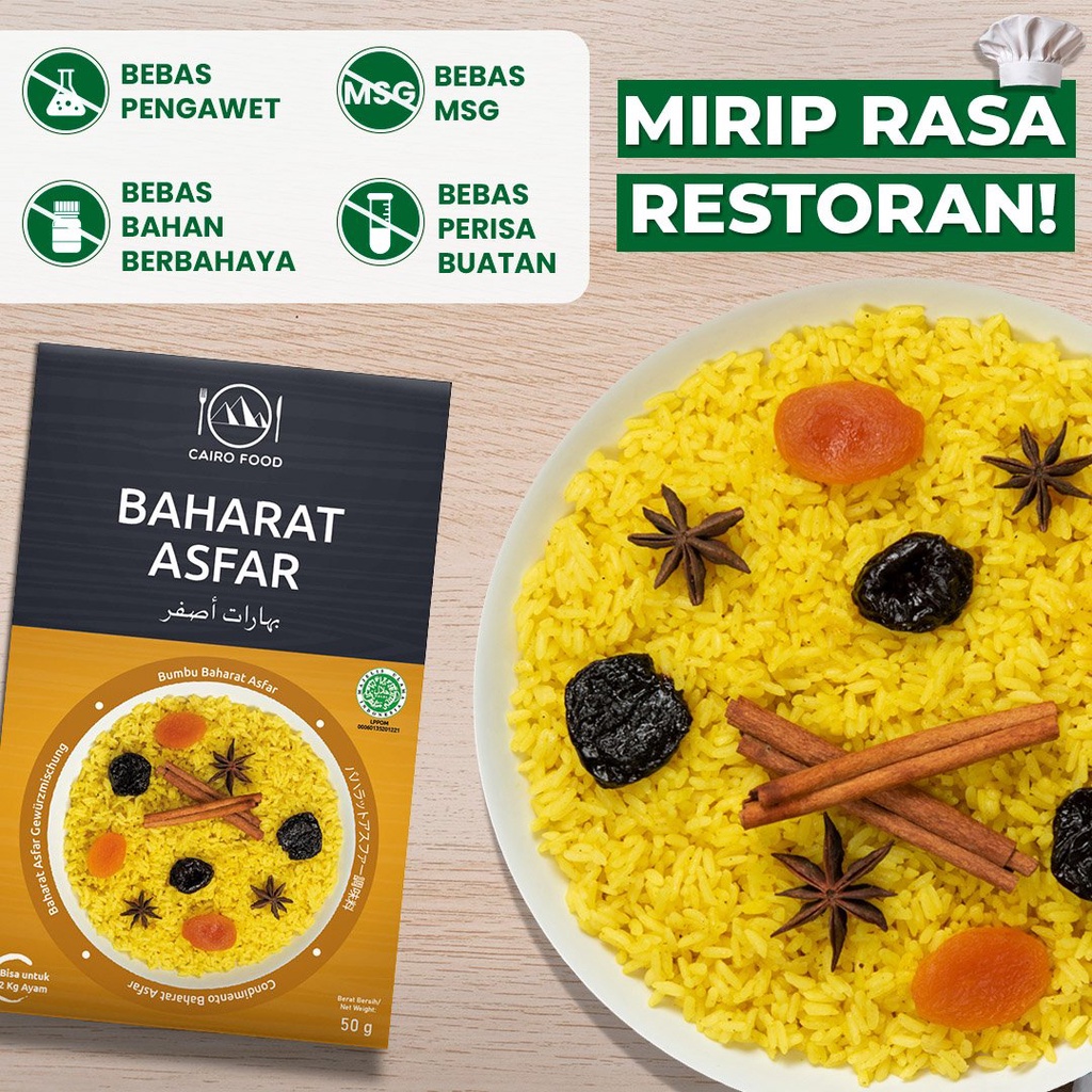 

Bumbu Baharat Asfar Premium Untuk Profesional - Cairo Food