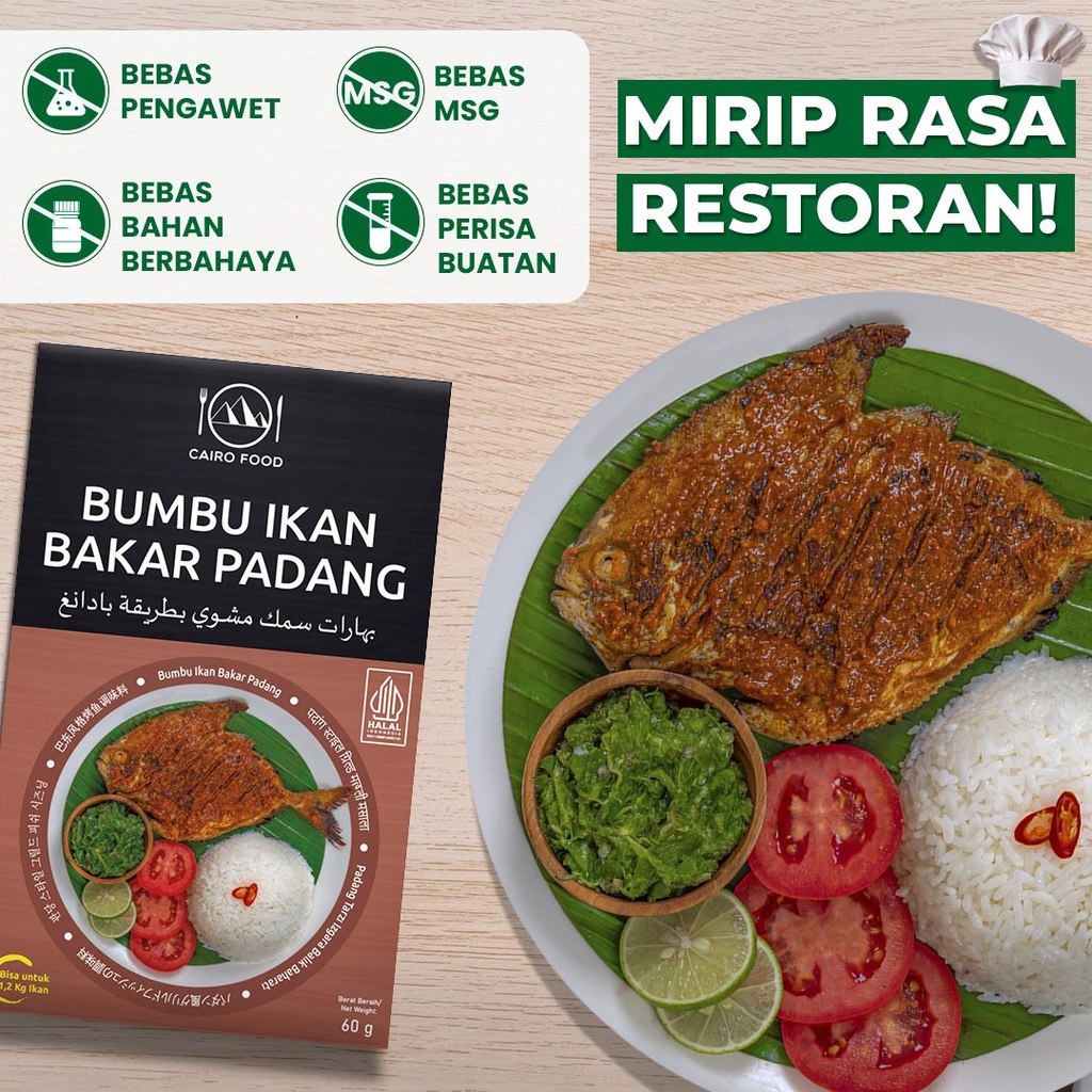 

Bumbu Ikan Bakar Padang Premium Untuk Profesional - Cairo Food