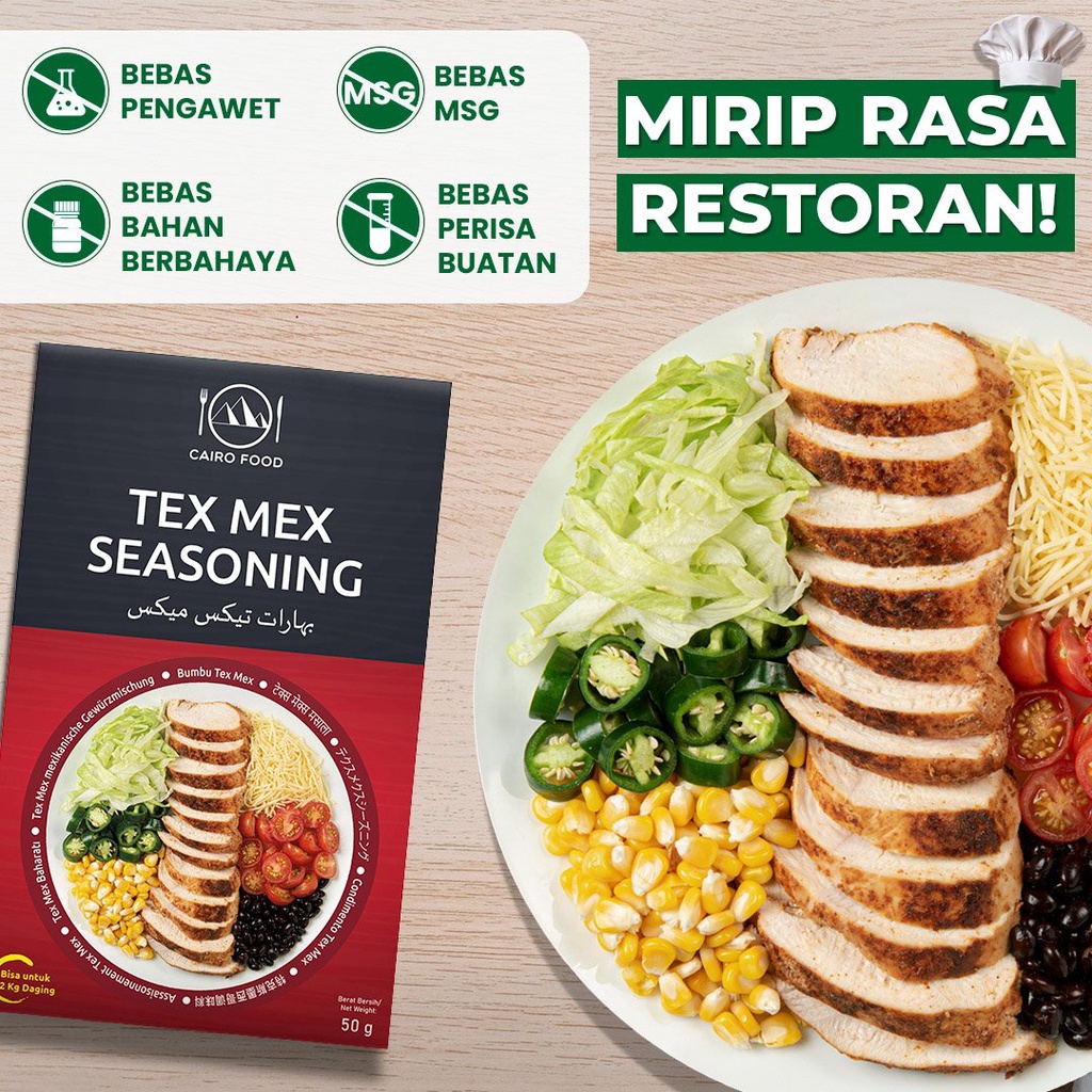 

Bumbu Tex Mex Premium Untuk Profesional - Cairo Food