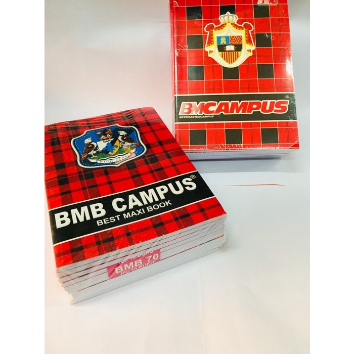 

Buku Tulis Campus Bmc 70 Lembar New Uk Campus Besar ( Isi 10 Buku)