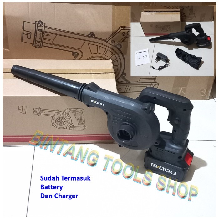 MIDOLI BLOWER CORDLESS M12 MESIN TIUP DAUN PET DRYER PORTABLE MESIN BLOWER TANGAN
