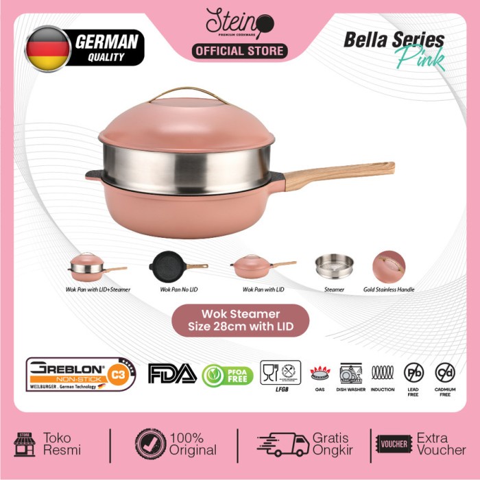 PANCI KUKUS STEINCOOKWARE BELLA SERIES GRANITE COAT KUKUSAN STEIN POT