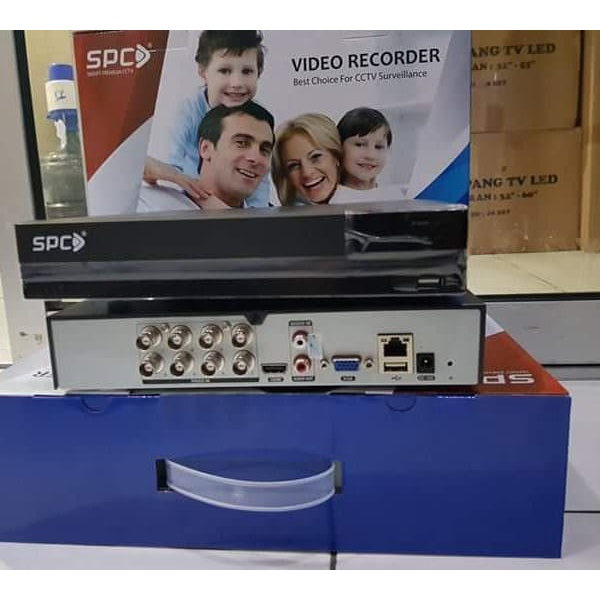 Dvr Uvr Spc 8 Ch Support Ahd / Hdtvi / Cvi / Ip / Analog / Mesin Rekam