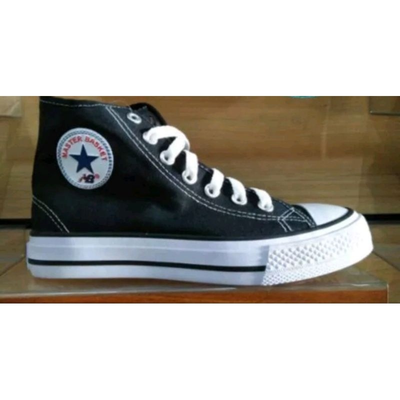 Promo Super Sepatu Warior Convince / Master Basket /Sepatu Sekolah/Sepatu Warior Hitam Putih Ukuran
