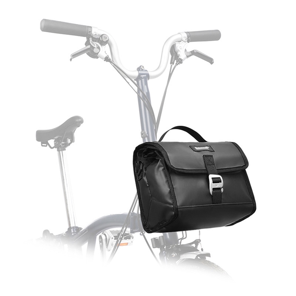 PICDI Folding Bike Handlebar Bag Multi-functional Bike Front Bag Insulated Bike Basket Bag with Rain