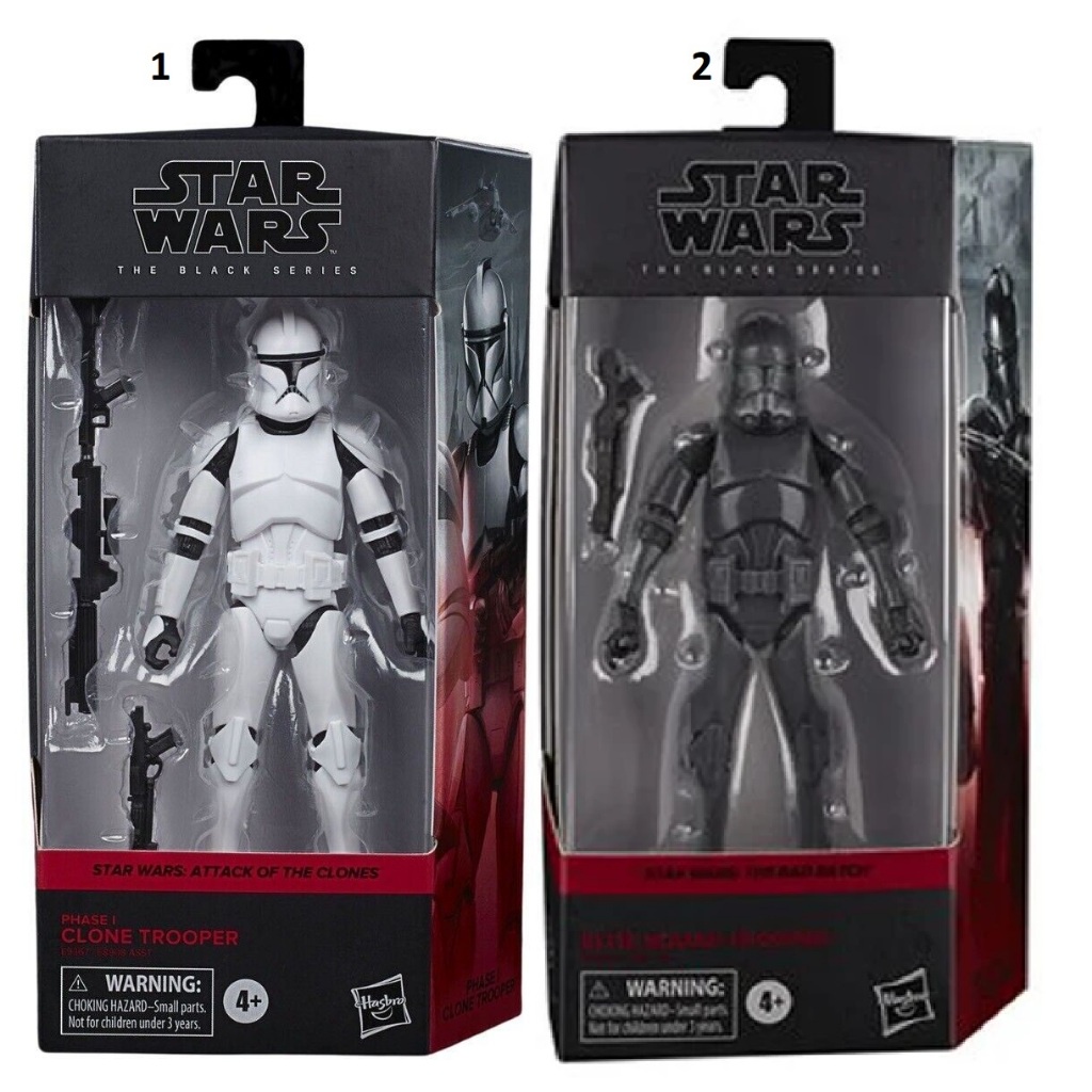 Star Wars Hasbro Clone Trooper Elite Squad Storm black series Original