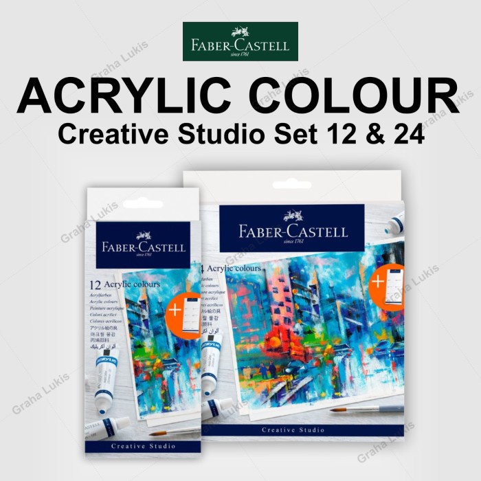 

Sale Faber Castell Creative Studio Acrylic Colours Set 12 / 24