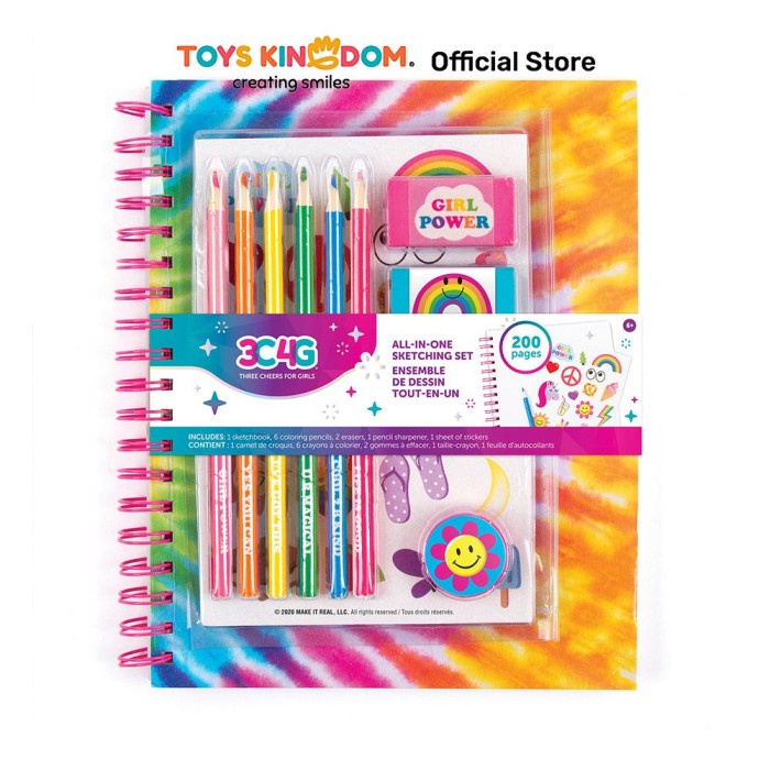 

Sale Make It Real Set All In 1 Sketching Tiedye 37117