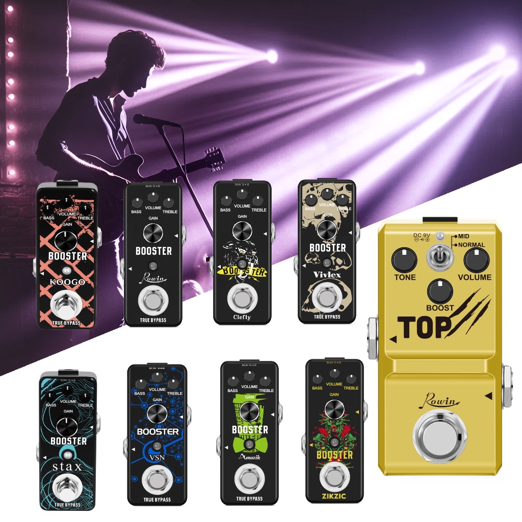 NIPCO Boost Guitar Pedal Booster Effects Roikiyo Choice Pedales guitarra Bass PREAMP Mini Box For Pe