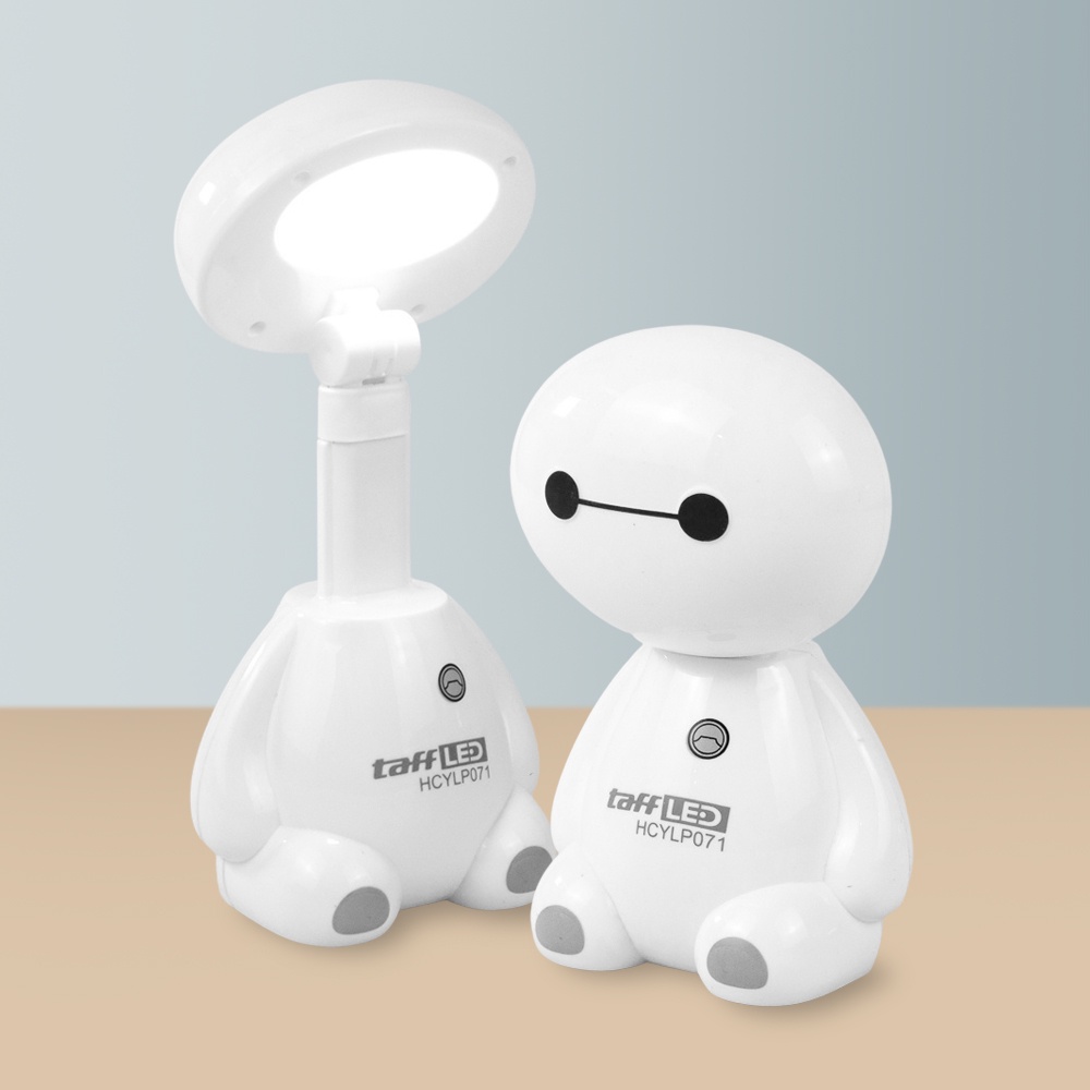Lampu Meja Belajar TaffLED Lampu Meja Belajar Model Kartun Baymax 10 LED Cool White - HCYLP071