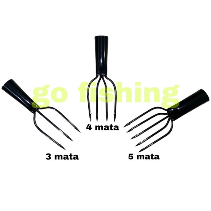 Mata Tombak / Serampang Ikan Tanpa Gagang ( MATA 3, 4, 5 )