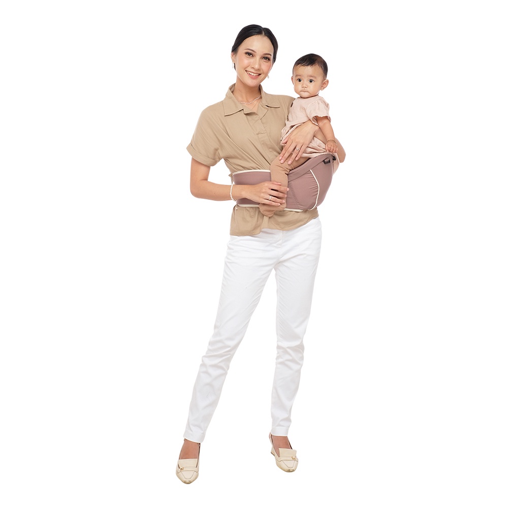 Awet Mom'S Baby Gendongan Hipseat Bayi Sirkulasi Udara 10 In 1 Barley Series