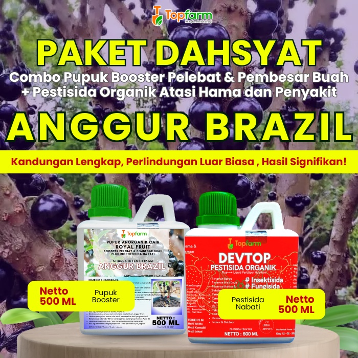 Promo Pupuk Topfarm / Pestisida Topfarm / Pupuk Booster Anggur Brazil / Pupuk Anggur Brazil Cepat