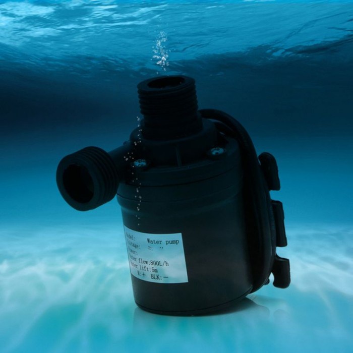 Flashshow Pompa sumersible dc 12v 22watt 5meter pompa air submersible