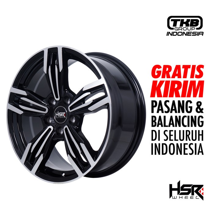 Terlaris velg mobil wuling almaz ring 17 HSR M6 YX397