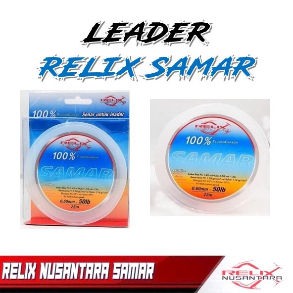 leader relix samar 3lb sd 100lb | relik samar | relix sammar | leadeer | lider | bemper senar | peli