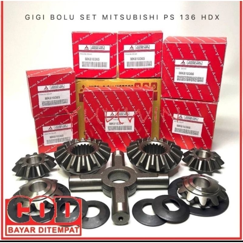 GIGI BOLU SET PS 136 HDX - FOUR PINION GEAR PS 125 HDX PS136 - FOUR PINION SET HDX PS