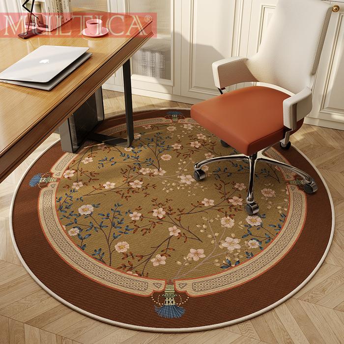 Multica Karpet Bulat Polyster Diameter 100Cm Dan 80Cm /Karpet Bulat Aestetik /Karpet Bulat Ruang