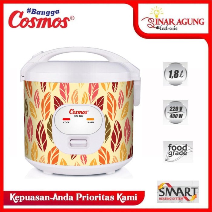 COM / RICE COOKER COSMOS CRJ 323S / CRJ323S / CRJ323-S RICE COOK