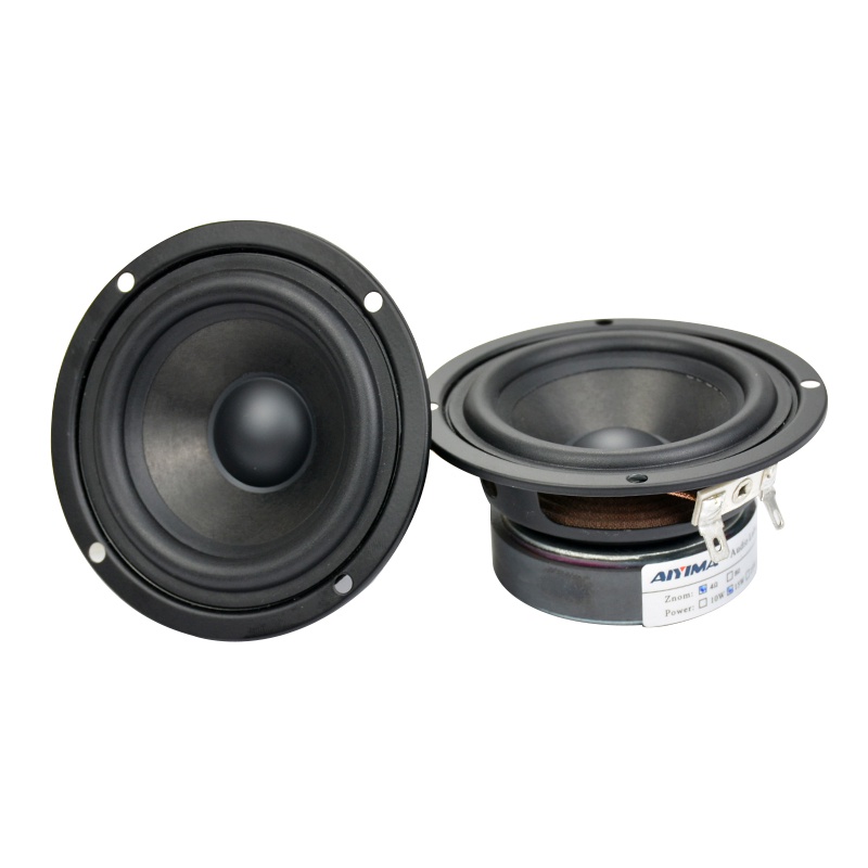 DIYQU 2PCS 3Inch Audio Portable Speakers 4Ohm 15W Hifi Speaker Tweeters Full Range Stereo Loudpeaker