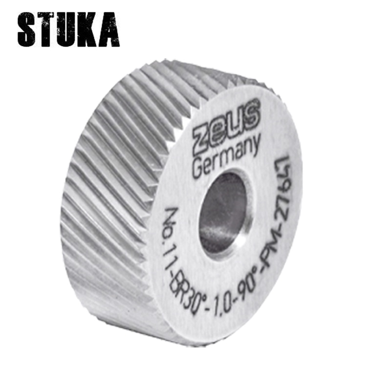 DIYQU ZEUS 20*8*6 BL/BR  30° 45° HSS Single Wheel Hommel+Keller Knurling Tools For CNC Lathe