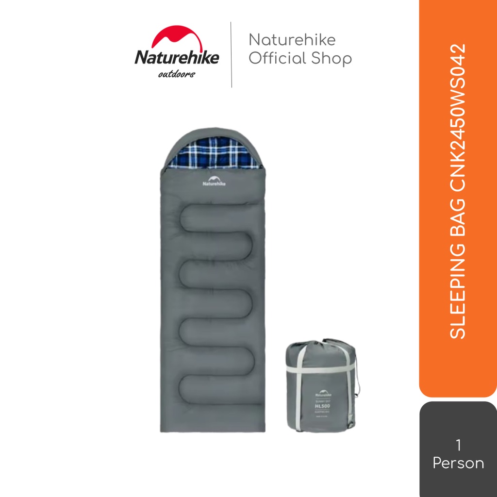 SLEEPING BAG KANTONG TIDUR SELIMUT COTTON HL500 NATUREHIKE CNK2450WS042